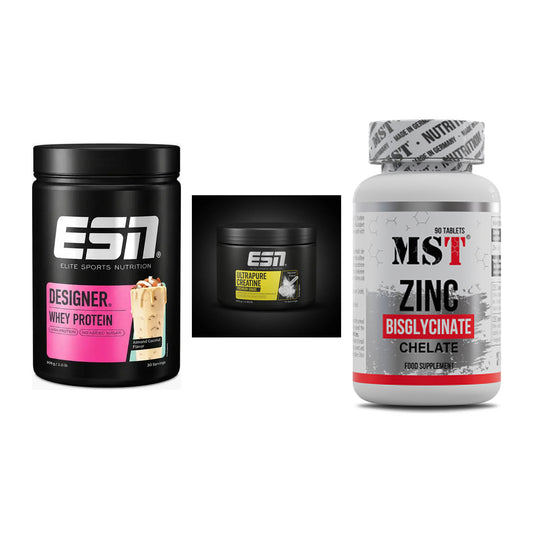 Einsteiger-Set: ESN Designer + ESN Ultrapure + MST Zinc Chelate – alle enthaltenen Artikel