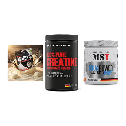 Einsteiger-Set: Sinob Honest + Body Attack 100% + MST Aqua Power – alle enthaltenen Artikel