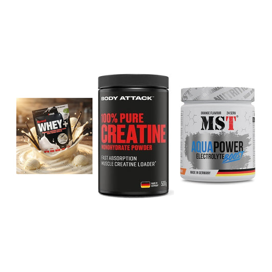 Einsteiger-Set: Sinob Honest + Body Attack 100% + MST Aqua Power – alle enthaltenen Artikel