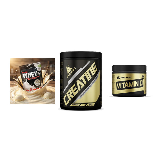 Einsteiger-Set: Sinob Honest + Peak Creatin + Peak Vitamin D – alle enthaltenen Artikel