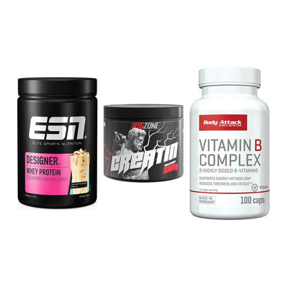 Einsteiger-Set: ESN Designer + Big Zone Creatin + Body Attack – alle enthaltenen Artikel