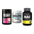 Einsteiger-Set: ESN Designer Whey + NNT Creatin 1000 mg + BioTech NAC – alle enthaltenen Artikel