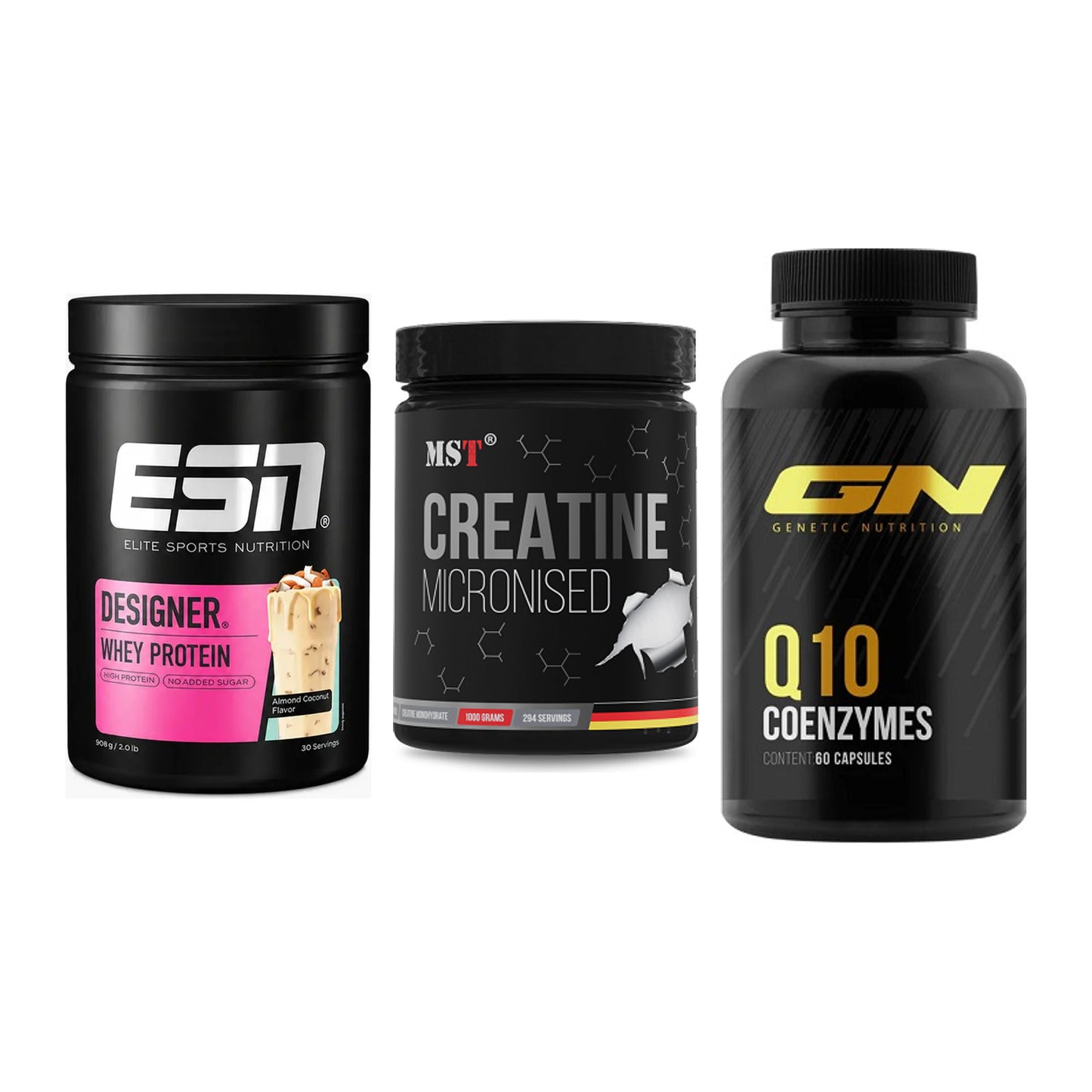 Einsteiger-Set: ESN Designer + MST Creatin + GN Q10 Health – alle enthaltenen Artikel