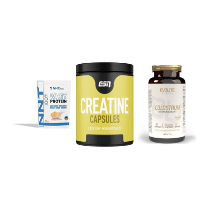 Einsteiger-Set: NNT Whey + ESN Ultrapure + Evolite Nutritio – alle enthaltenen Artikel