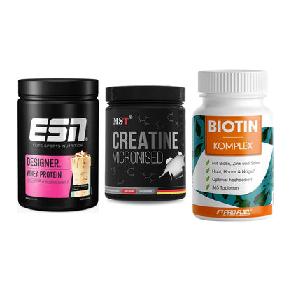 Einsteiger-Set: ESN Designer + MST Creatin + ProFuel BIOTIN – alle enthaltenen Artikel