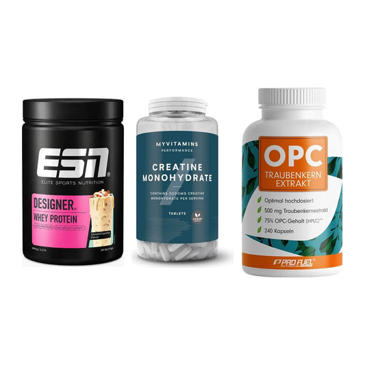 Einsteiger-Set: ESN Designer + MyProtein + ProFuel OPC – alle enthaltenen Artikel