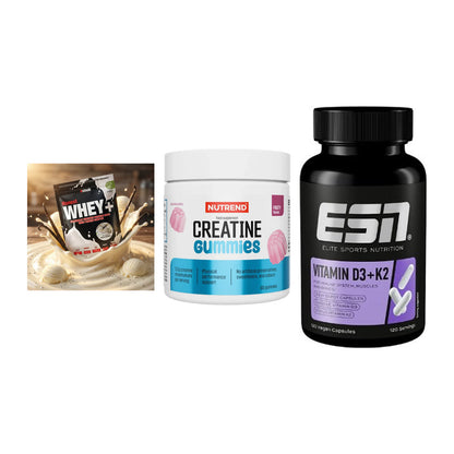 Einsteiger-Set: Sinob Honest + Nutrend Creatine + ESN Vitamin D3 – alle enthaltenen Artikel