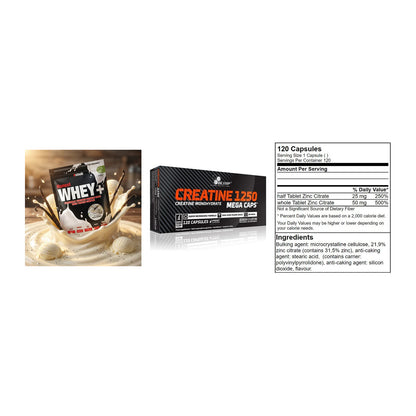 Einsteiger-Set: Sinob Honest + Olimp Creatine + GN Zinc Citrate – alle enthaltenen Artikel