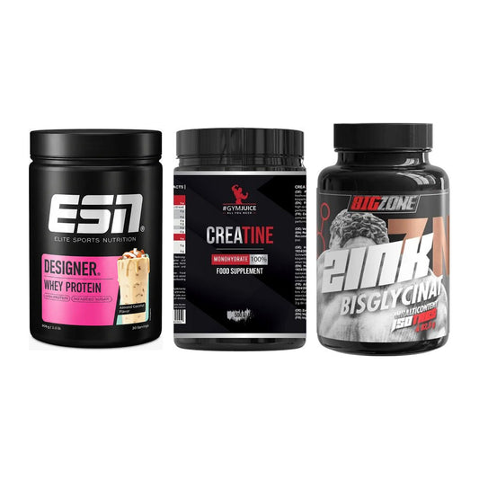 Einsteiger-Set: ESN Designer + #GYMJUICE + Big Zone Zink – alle enthaltenen Artikel