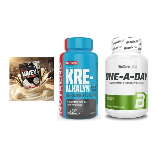 Einsteiger-Set: Sinob Honest + Nutrend Kre-Alka + BioTech One A – alle enthaltenen Artikel