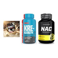 Einsteiger-Set: Sinob Honest Whey+ + Nutrend Kre-Alkalyn + BioTech NAC – alle enthaltenen Artikel