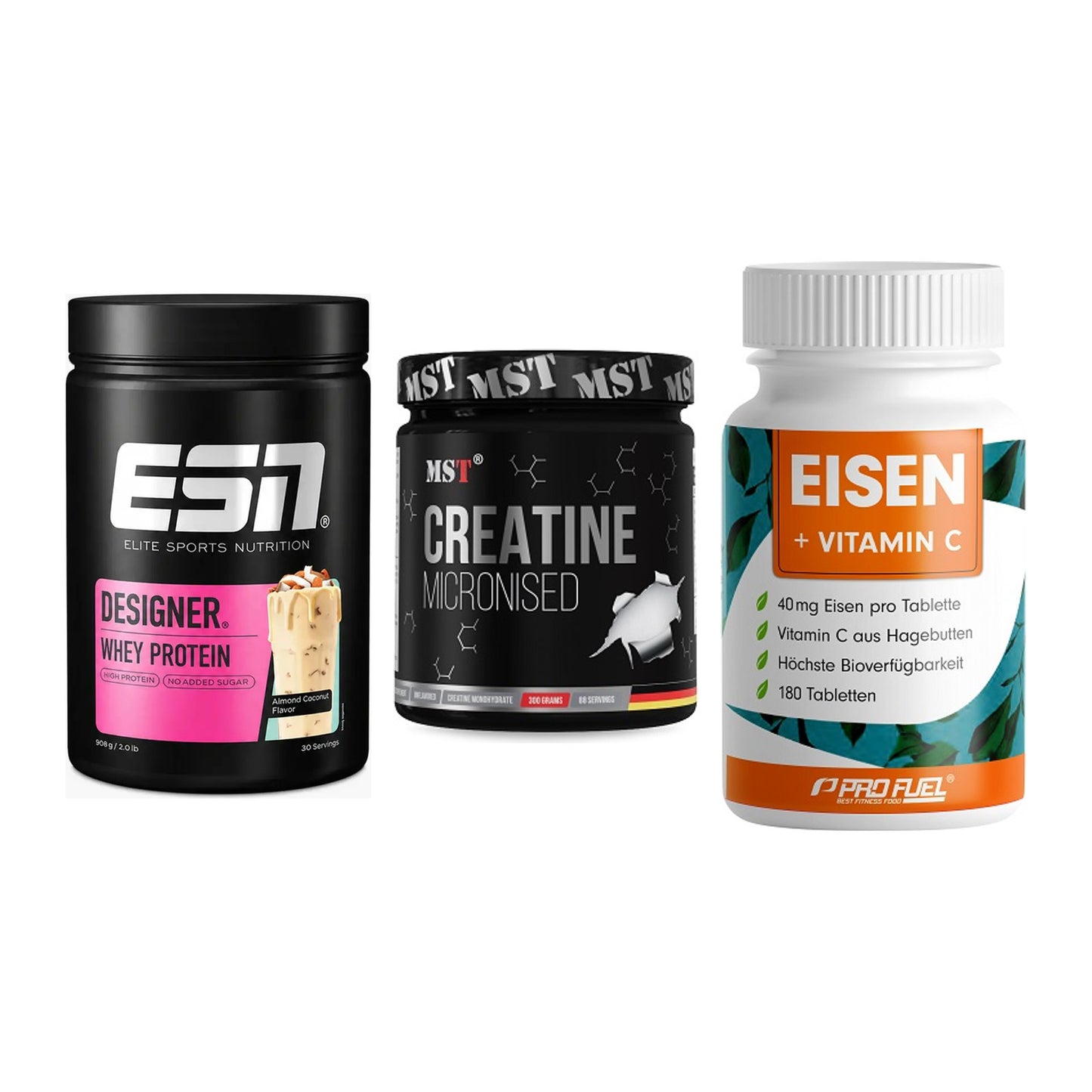 Einsteiger-Set: ESN Designer + MST Creatin + ProFuel EISEN – alle enthaltenen Artikel