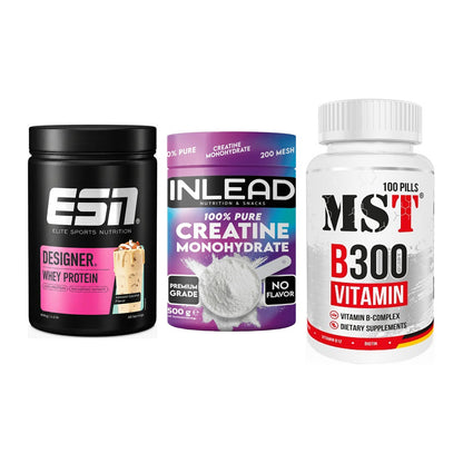 Einsteiger-Set: ESN Designer + INLEAD Creatine + MST B300 B-Compl – alle enthaltenen Artikel