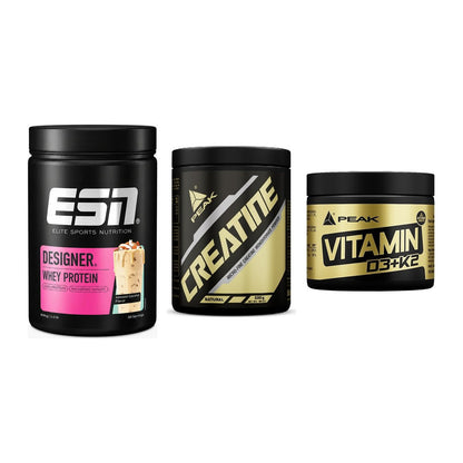 Einsteiger-Set: ESN Designer + Peak Creatin + Peak Vitamin – alle enthaltenen Artikel