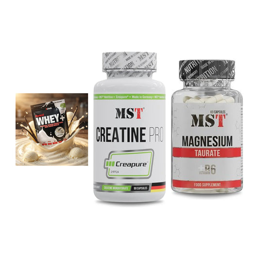 Einsteiger-Set: Sinob Honest + MST Creatine Pro + MST Magnesium – alle enthaltenen Artikel
