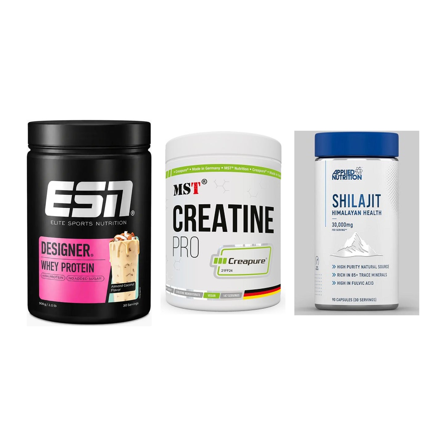 Einsteiger-Set: ESN Designer + MST Creatin Pro + Applied Nutritio – alle enthaltenen Artikel