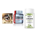 Einsteiger-Set: Sinob Honest + Nutrend Creatine + Sinob Curcumin – alle enthaltenen Artikel