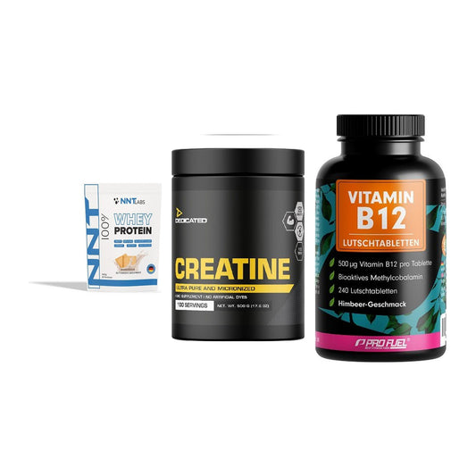 Einsteiger-Set: NNT Whey + Dedicated + ProFuel Vitamin – alle enthaltenen Artikel