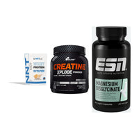 Einsteiger-Set: NNT Whey + Olimp Creatine + ESN Magnesium