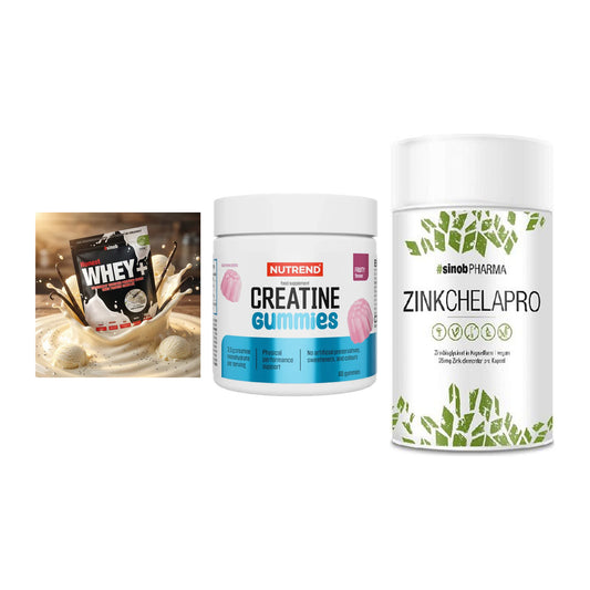 Einsteiger-Set: Sinob Honest + Nutrend Creatine + Sinob Zink – alle enthaltenen Artikel