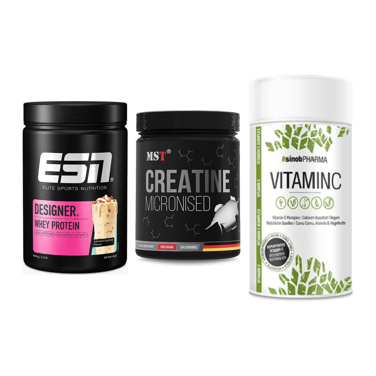 Einsteiger-Set: ESN Designer + MST Creatin + Sinob Vitamin C – alle enthaltenen Artikel