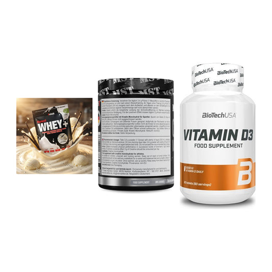 Einsteiger-Set: Sinob Honest + MST Creatin + BioTech Vitamin – alle enthaltenen Artikel