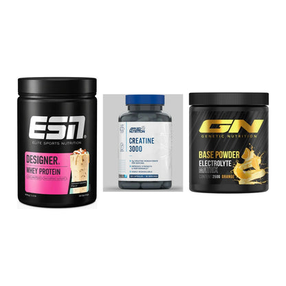 Einsteiger-Set: ESN Designer + Applied Nutritio + GN Base Powder – alle enthaltenen Artikel