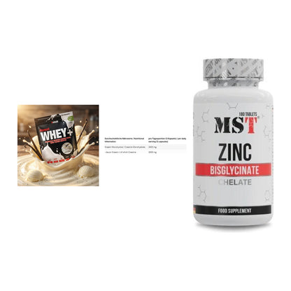 Einsteiger-Set: Sinob Honest + INLEAD Creatine + MST Zinc Chelate – alle enthaltenen Artikel