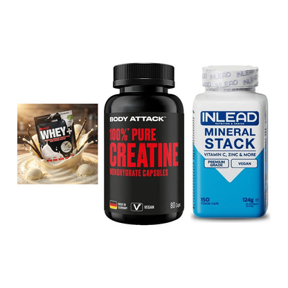 Einsteiger-Set: Sinob Honest + Body Attack 100% + INLEAD Mineral – alle enthaltenen Artikel