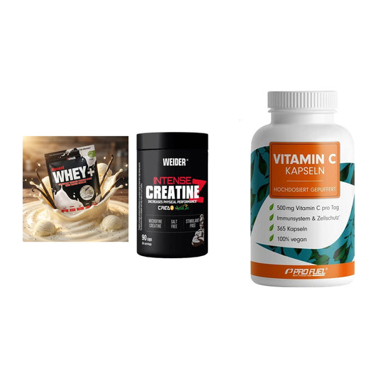 Einsteiger-Set: Sinob Honest + Weider Intense + ProFuel Vitamin – alle enthaltenen Artikel