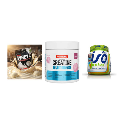 Einsteiger-Set: Sinob Honest + Nutrend Creatine + Olimp Iso Plus – alle enthaltenen Artikel