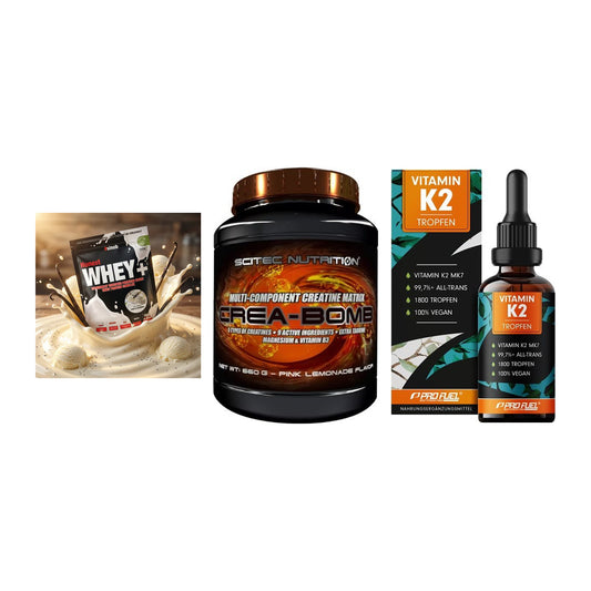 Einsteiger-Set: Sinob Honest + Scitec Crea-Bomb + ProFuel Vitamin – alle enthaltenen Artikel