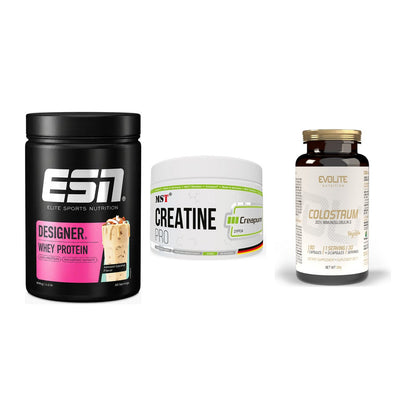 Einsteiger-Set: ESN Designer + MST Creatin Pro + Evolite Nutritio – alle enthaltenen Artikel