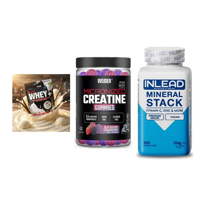 Einsteiger-Set: Sinob Honest + Weider Micronize + INLEAD Mineral – alle enthaltenen Artikel