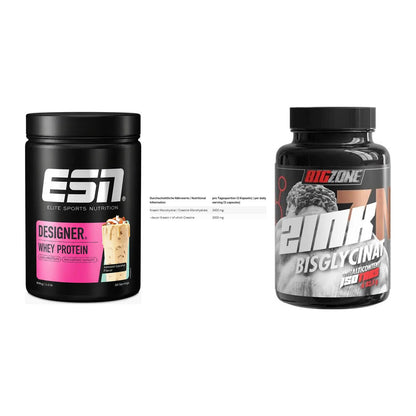 Einsteiger-Set: ESN Designer + INLEAD Creatine + Big Zone Zink – alle enthaltenen Artikel