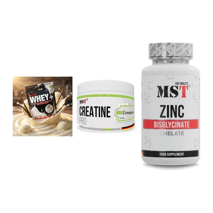 Einsteiger-Set: Sinob Honest + MST Creatin Pro + MST Zinc Chelate – alle enthaltenen Artikel