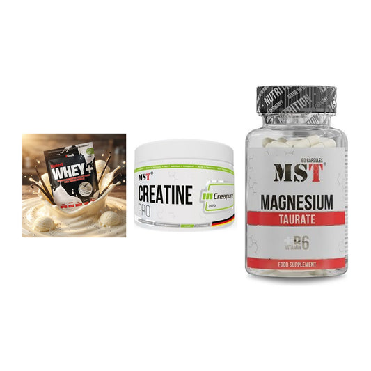 Einsteiger-Set: Sinob Honest + MST Creatin Pro + MST Magnesium – alle enthaltenen Artikel