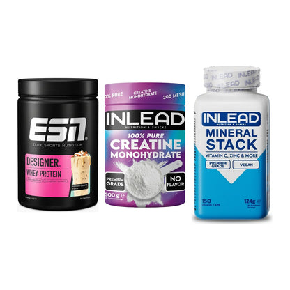 Einsteiger-Set: ESN Designer + INLEAD Creatine + INLEAD Mineral – alle enthaltenen Artikel