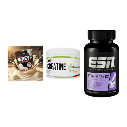 Einsteiger-Set: Sinob Honest + MST Creatin Pro + ESN Vitamin D3 – alle enthaltenen Artikel