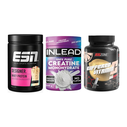 Einsteiger-Set: ESN Designer + INLEAD Creatine + Big Zone Buffere – alle enthaltenen Artikel