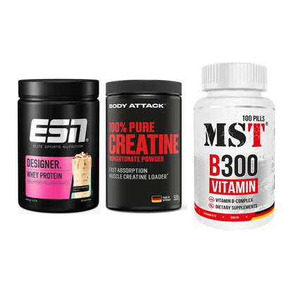 Einsteiger-Set: ESN Designer + Body Attack 100% + MST B300 B-Compl – alle enthaltenen Artikel