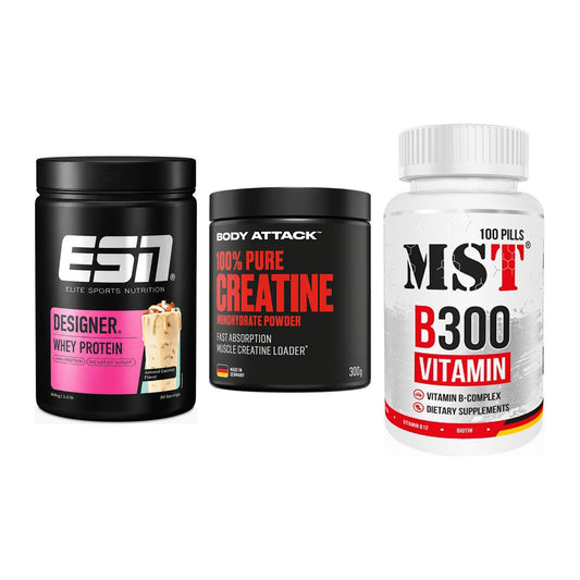 Einsteiger-Set: ESN Designer + Body Attack 100% + MST B300 B-Compl – alle enthaltenen Artikel