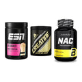 Einsteiger-Set: ESN Designer Whey + Peak Creatin Powder + BioTech NAC – alle enthaltenen Artikel