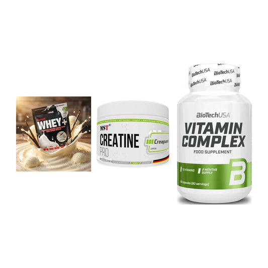 Einsteiger-Set: Sinob Honest + MST Creatin Pro + BioTech Vitamin – alle enthaltenen Artikel