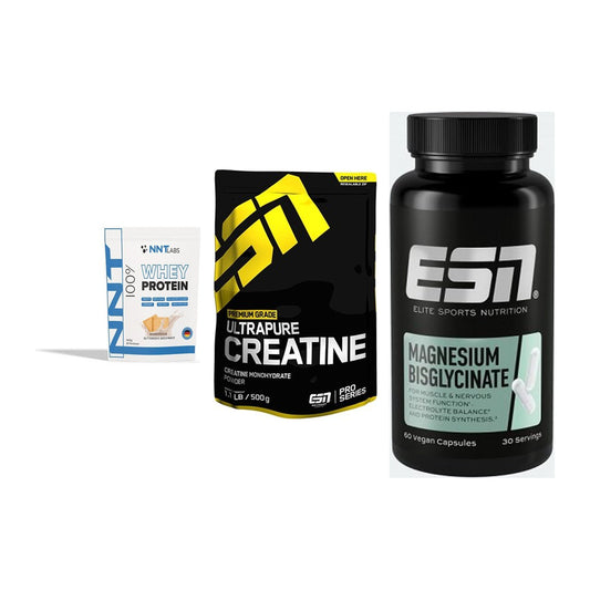 Einsteiger-Set: NNT Whey + ESN Ultrapure + ESN Magnesium – alle enthaltenen Artikel
