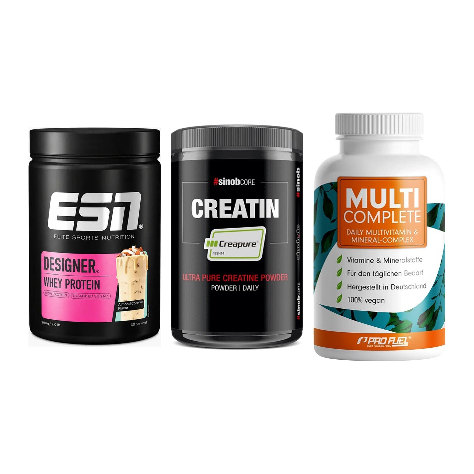 Einsteiger-Set: ESN Designer + Sinob Creatin + ProFuel MULTI – alle enthaltenen Artikel
