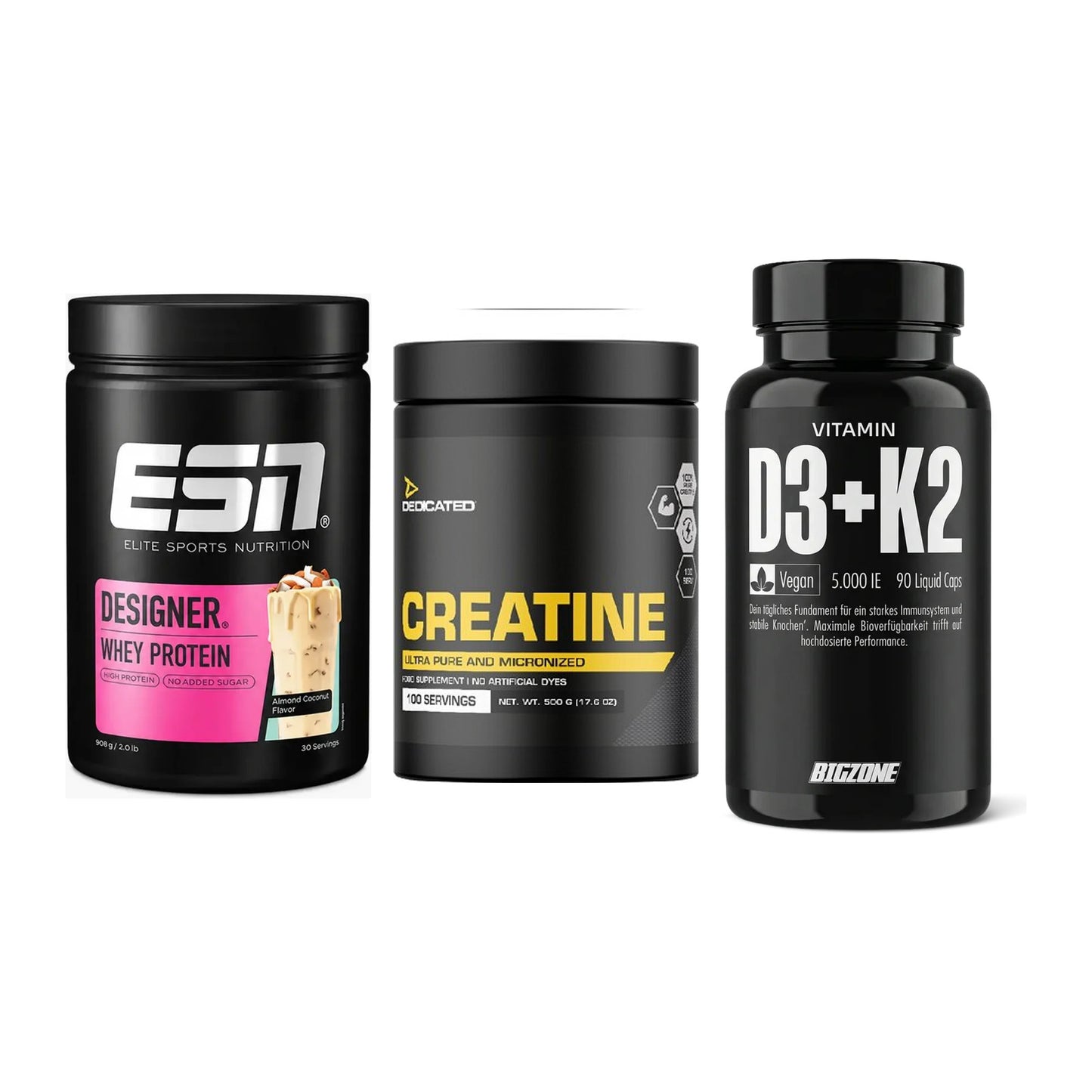 Einsteiger-Set: ESN Designer + Dedicated + Big Zone Vitamin – alle enthaltenen Artikel