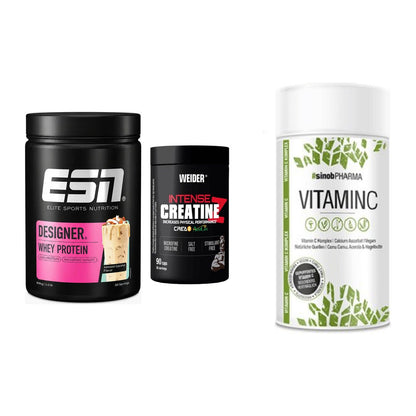 Einsteiger-Set: ESN Designer + Weider Intense + Sinob Vitamin C – alle enthaltenen Artikel