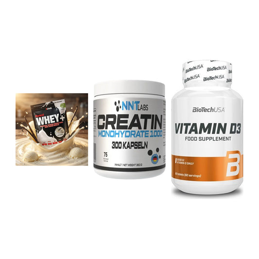 Einsteiger-Set: Sinob Honest + NNT Creatin 1000 + BioTech Vitamin – alle enthaltenen Artikel