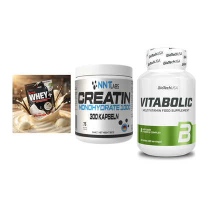 Einsteiger-Set: Sinob Honest + NNT Creatin 1000 + BioTech Vitaboli – alle enthaltenen Artikel
